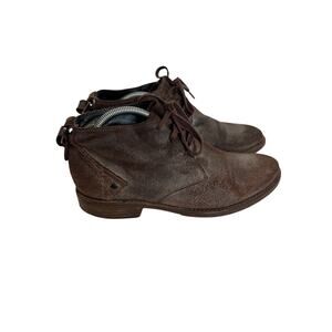 Diesel Suede Leather Chukka Ankle Desert Boot Brown Mens Size 42